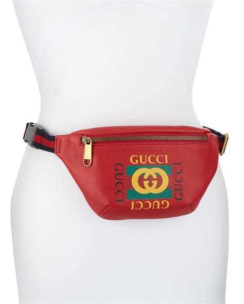 red gucci fanny pack cheap|gucci fanny pouch.